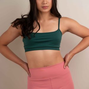 Low impact squire neck bralette